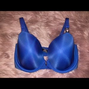 Victoria’s Secret Blue Unlined Demi Cup Bra 32DD